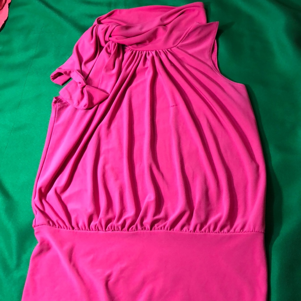 Pink with with Neck tie by Jasommamaxwell
